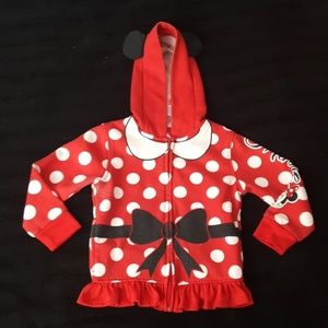 Disney Minnie Mouse Zip up hoodie.
